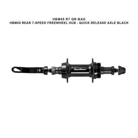 SUN RACE Quick release axle for freewheel rear hub HBM45 7V HBM45 R7 QRVAR