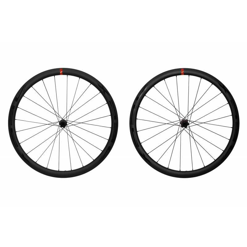 MASSI Juego de ruedas bicicleta X-PRO3 TUBULAR CARBONO DISC 38 MM HG11 57851
