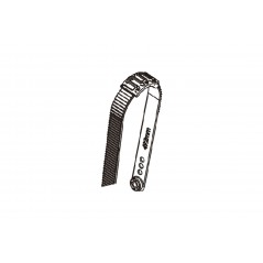 BUZZ RACK Recambio almohadilla correa portabicicletas E-HORNET 3BUZZYBEE 2 59054