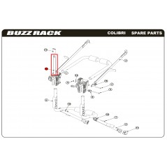 BUZZ RACK Recambio correa portabicicletas COLIBRI 59057