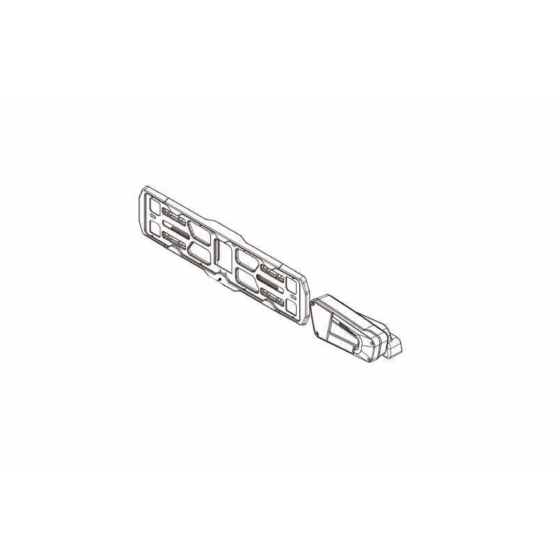 BUZZ RACK Bicycle license plate support EAZZY 59059