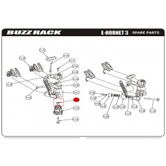BUZZ RACK Replacement square spring bike rack E-HORNET 59064
