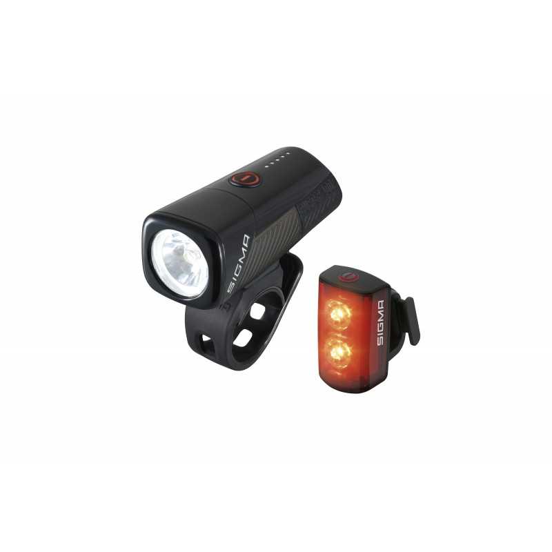 SIGMA Bicycle headlight kit BUSTER 400 + RL80 59775