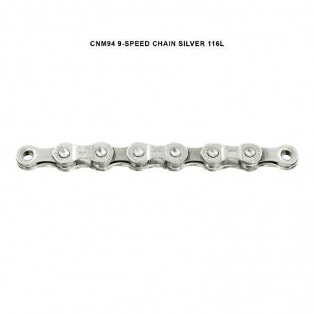 SUN RACE Cadena de bicicleta 116 eslabones para 9v CNM94 4710944231892