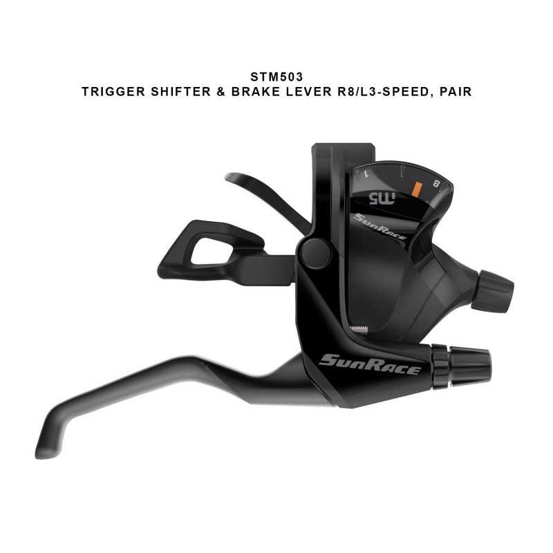 SUN RACE Bicycle shift and brake lever STM503 R8/L3 SPEED 4710944267037