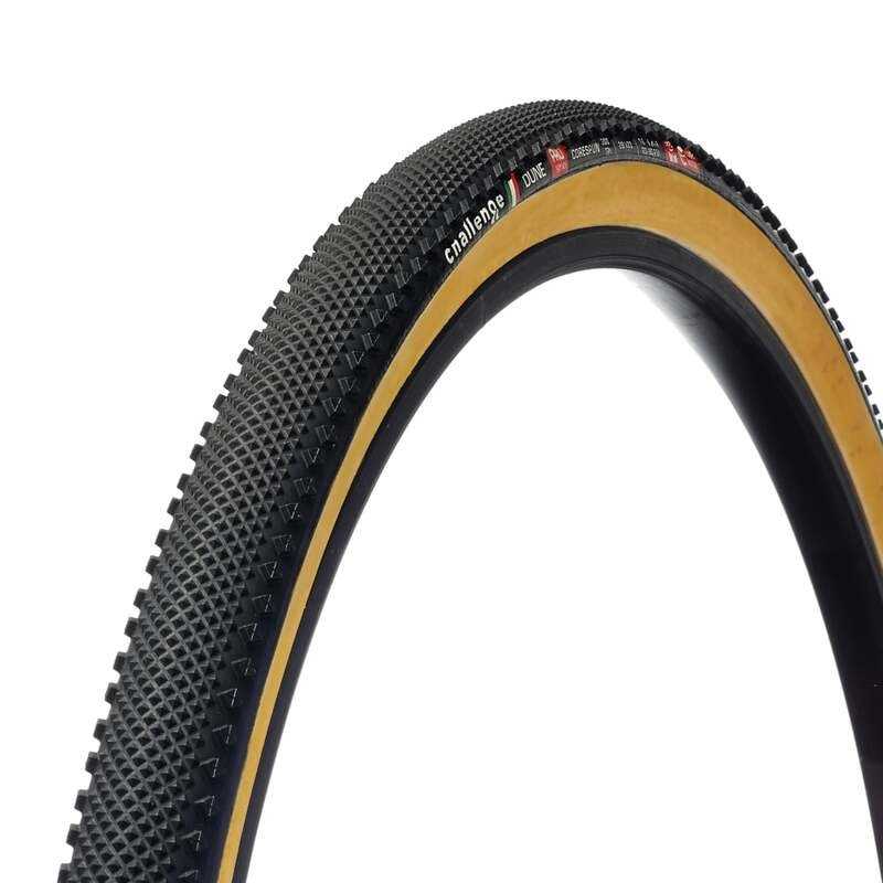 CHALLENGE TIRE, FOLDABLE HCL DUNE PRO CX 700X33 BLK/TAN 9006242