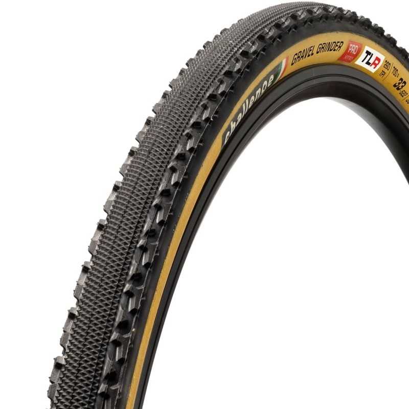 CHALLENGE TIRE, FOLDABLE HTLR GRAVEL GRINDER PRO TUBELESS 700X33 TAN 9006245