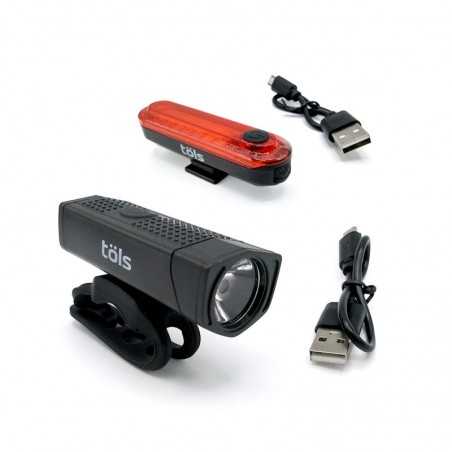 TÖLS Front + rear light USB 8436577112273