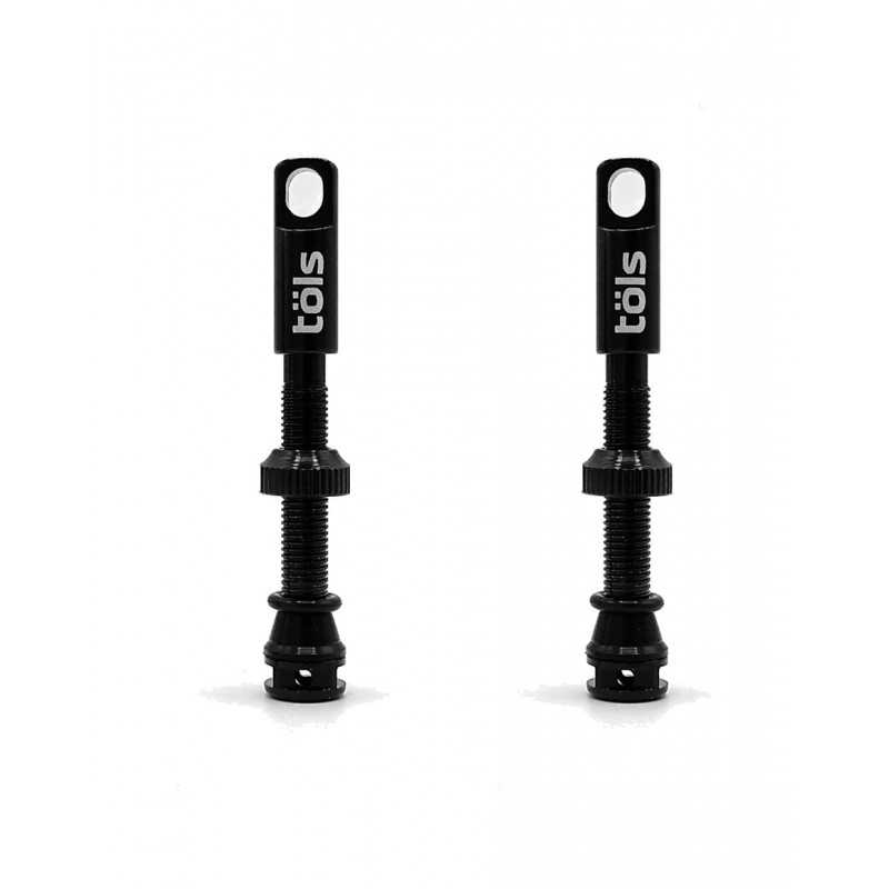 TÖLS Válvula universal de aluminio + herramienta central TUBELESS PRESTA 44 MM 8436577110026