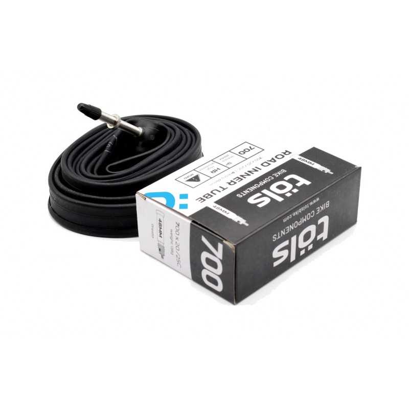 TÖLS Cámara de bicicleta alta calidad con válvula ROAD 700X20/25 PRESTA 48 MM 8436577110095