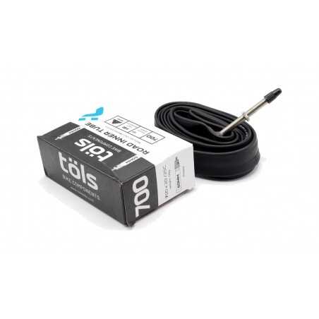 TÖLS High quality bicycle tube with valve ROAD 700X20/25 PRESTA 60 MM ROAD 700X20/25 PRESTA 60 MM 8436577110101