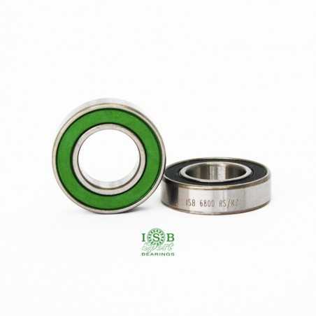 ISB BEARINGS BEARINGS, WHEEL 6800 RS 10X19X5 1109989