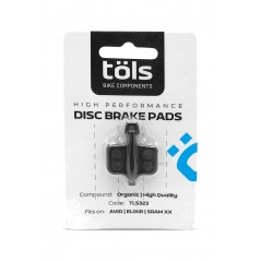 TÖLS Compatible bicycle brake pads ORGANIC AVID ELIXIR-SRAM XX 8436577110323