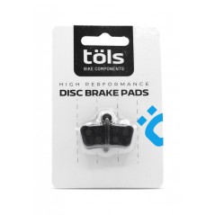 TÖLS Compatible bicycle brake pads ORGANIC SRAM GUIDE-AVID XO 8436577110378