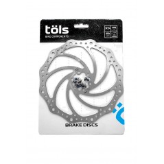 TÖLS Brake disc + screws MTB 203MM 8436577110446