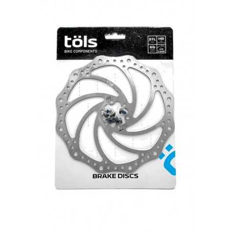 TÖLS Brake disc + screws MTB 203MM 8436577110446