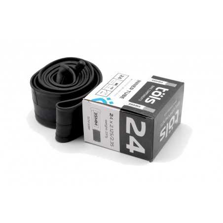 TÖLS Cámara de bicicleta alta calidad con válvula 24X1.5/2.5 SCHRADER 35 MM 8436577110552
