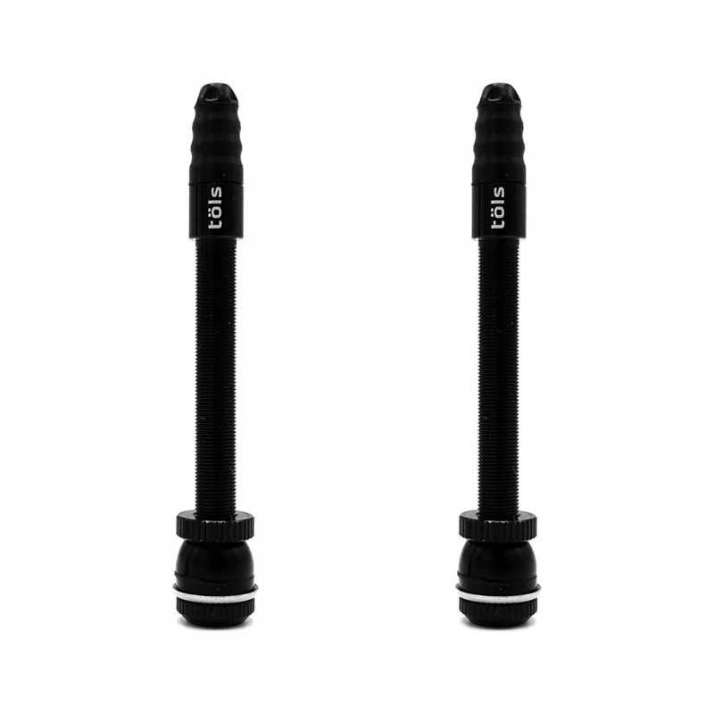 TÖLS Válvula universal de aluminio + herramienta central TUBELESS HIGH VOLUME 50 MM 8436577110613