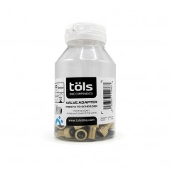 TÖLS Adaptador de valvula PRESTA-SCHRADER 50 U 8436577110767