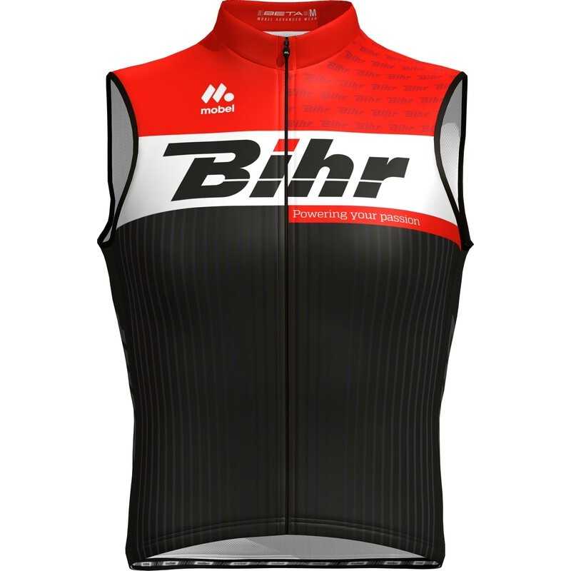 MOBEL SPORT Cycling windbreaker vest BIHR RIDER SERIE 8007471001VAR