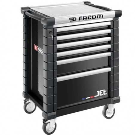 workshop trolley 6 drawers with modules jet