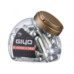 GIYO Bicycle wheel inflator cartridge 16G CO2 x40U 1116518