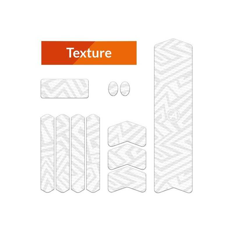 ALGIS Bicycle frame protection sticker kit TEXTURE LINES 1109890VAR