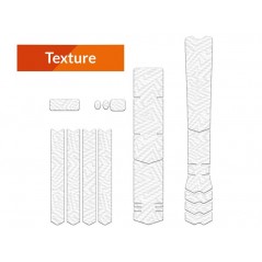 ALGIS Bicycle frame protection sticker kit TEXTURE LINE 1109907VAR
