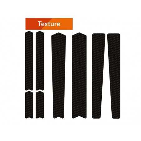 ALGIS Kit pegatinas protección cuadro bicicleta gravel/carretera TEXTURE 1109927VAR