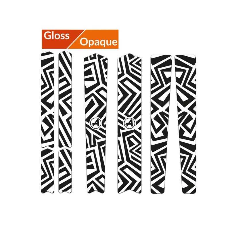 ALGIS Gravel/road bike frame protection stickers kit 1109933VAR