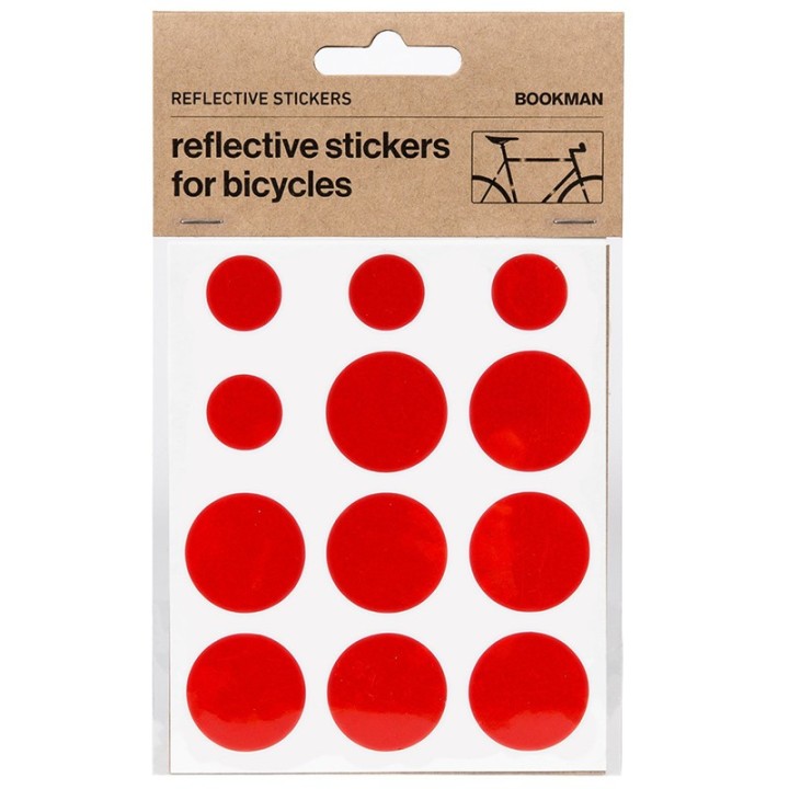 BOOKMAN Kit pegatinas reflectantes para bicicleta 720105VAR