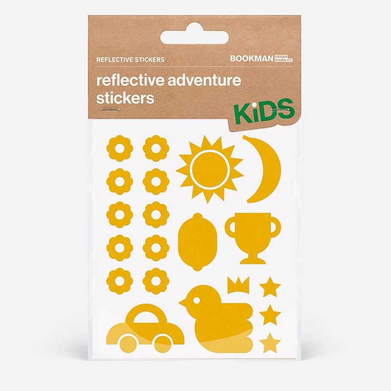 BOOKMAN Kit reflective stickers for bicycle ADVENTURE 720119VAR