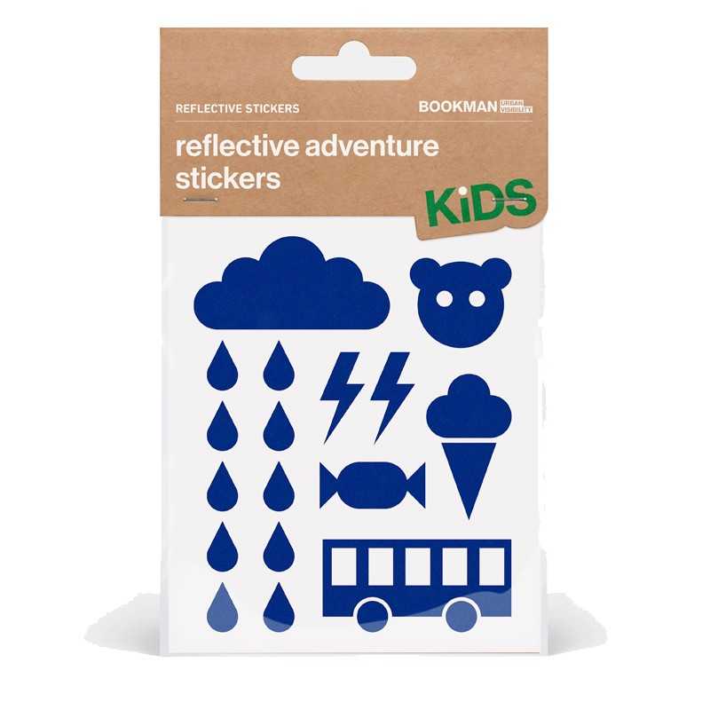 BOOKMAN Kit reflective stickers for bicycle ADVENTURE 720119VAR