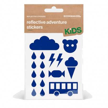 BOOKMAN Kit pegatinas reflectantes para bicicleta ADVENTURE 720119VAR