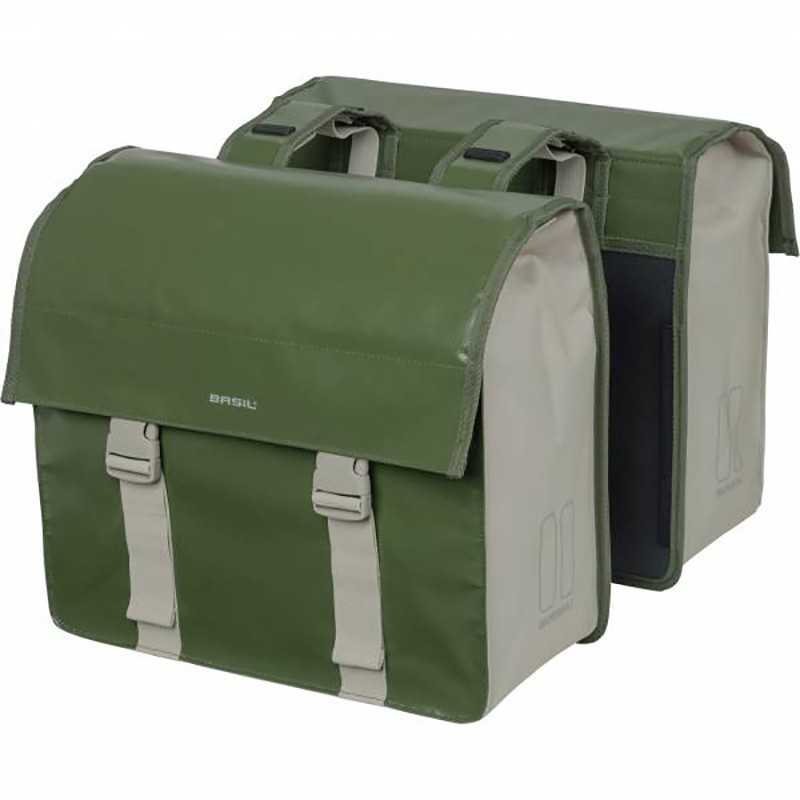 BASIL Alforjas impermeables poliéster con reflectante URBAN LOAD 53L 40.5X17.5X46 CM 719254
