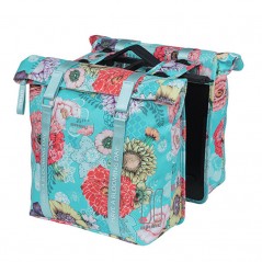 BASIL Alforjas impermeables poliéster con reflectante BLOOM FIELD MIK 28-35L 30X15X33 CM 719620