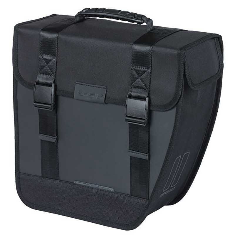 BASIL Alforja derecha impermeable poliéster con reflectante TOUR WATERPROOF HOOK-ON 14L 34X14X34 CM 719625