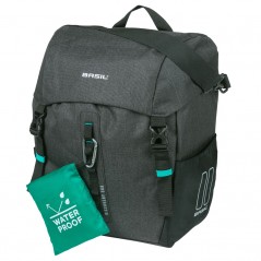 BASIL Bolsa impermeable poliéster con reflectante DISCOVERY 365D L HOOK-ON 20L 30X17X36 CM 719636