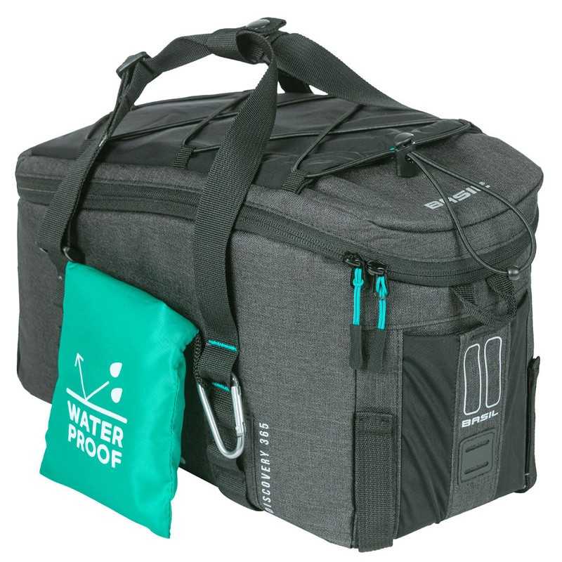 BASIL Bolsa impermeable poliéster con reflectante DISCOVERY 365D M 9L 36X16.5X20 CM 719637