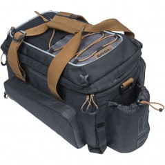 BASIL Waterproof polyester rear bag with reflective MILES XL PRO 9-36L 31X23X20 CM 719639VAR