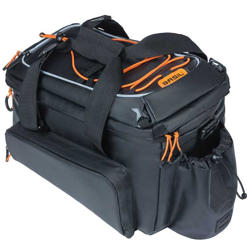 BASIL Bolsa trasera impermeable poliéster con reflectante MILES TARPAULIN XL PRO MIK 9-36L 31X23X22.5 CM 719644