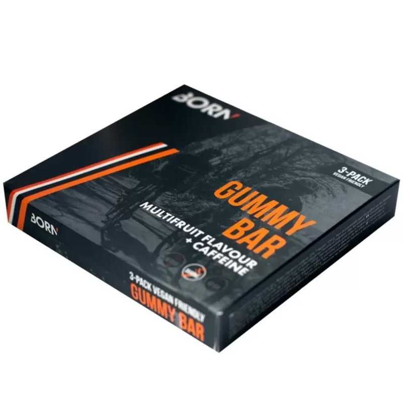 BORN Multifruit Caffeinated Energy Bar GUMMY BAR 30 GR (3U) 720979