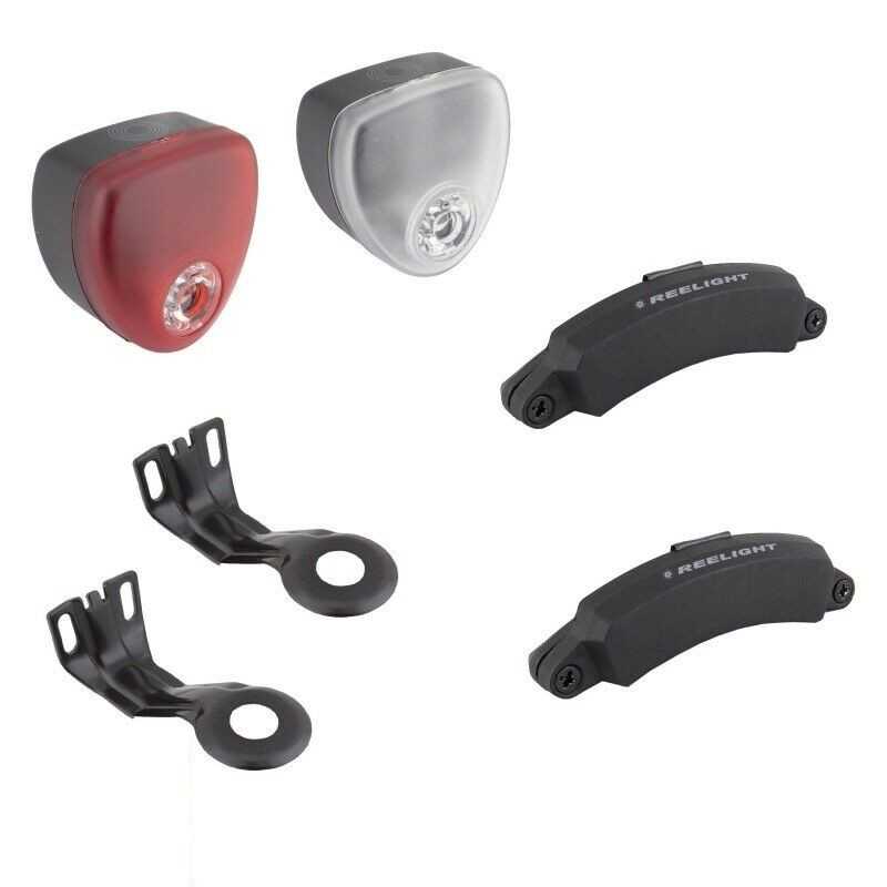 REELIGHT Bicycle light kit set mounting wheels to magnet REELIGHT SL120+ FLASH BACKUP 718474