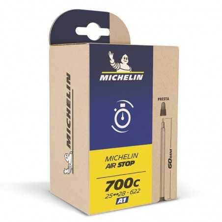 MICHELIN Cámara de aire para bicicleta B6 AIRSTOP 27.5X2.40-3.00 PRESTA 48 MM (62-77/584) 721030