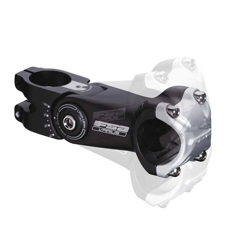 FSA Adjustable aluminum handlebar stem NS VARIUS A-HEAD 1-1/8" 31.8 MM 20-40º 714241