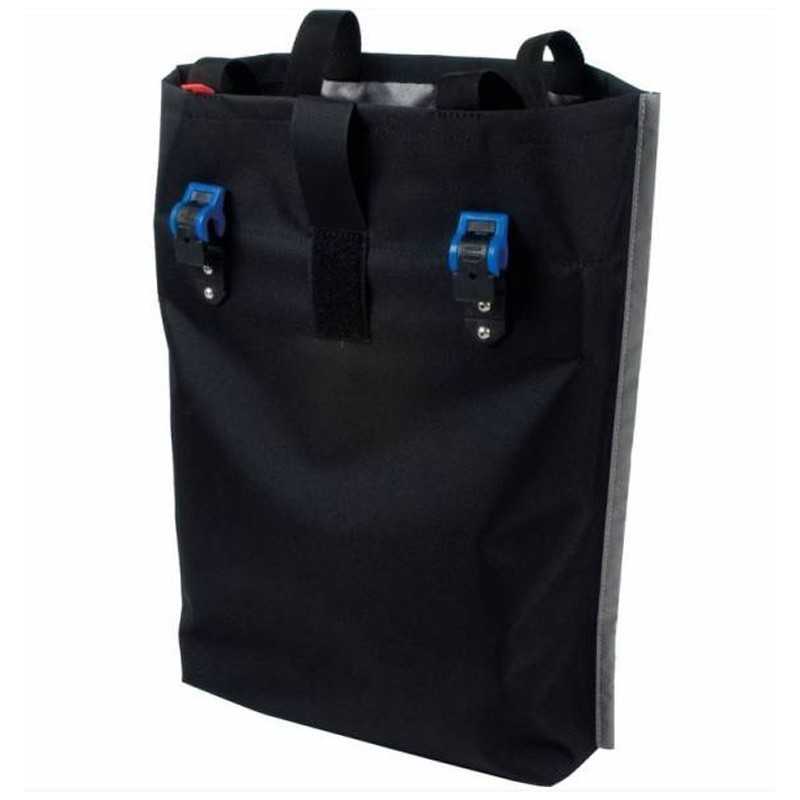 FAHRER Alforja bicicleta impermeable enrollable de poliester KONSUM KLICKFIX 45x41 CM 719459