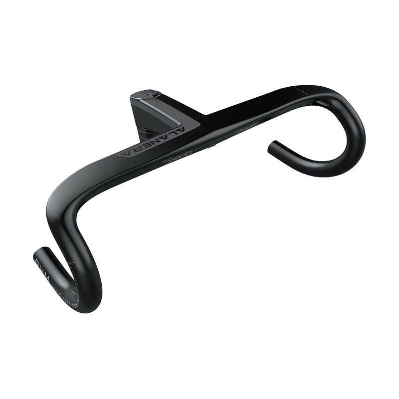 DEDA Carbon bike handlebar with mount for garmin 500801 ALANERA DCR Di2 RHM 440 MM 130 MM 1-1/8" 500801 ALANERA DCR Di2 RHM 440 