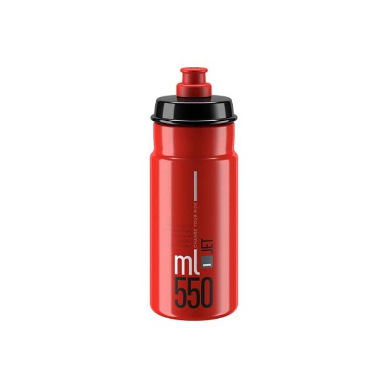 ELITE Bidon botellin bicicleta 550 ML JET 720435