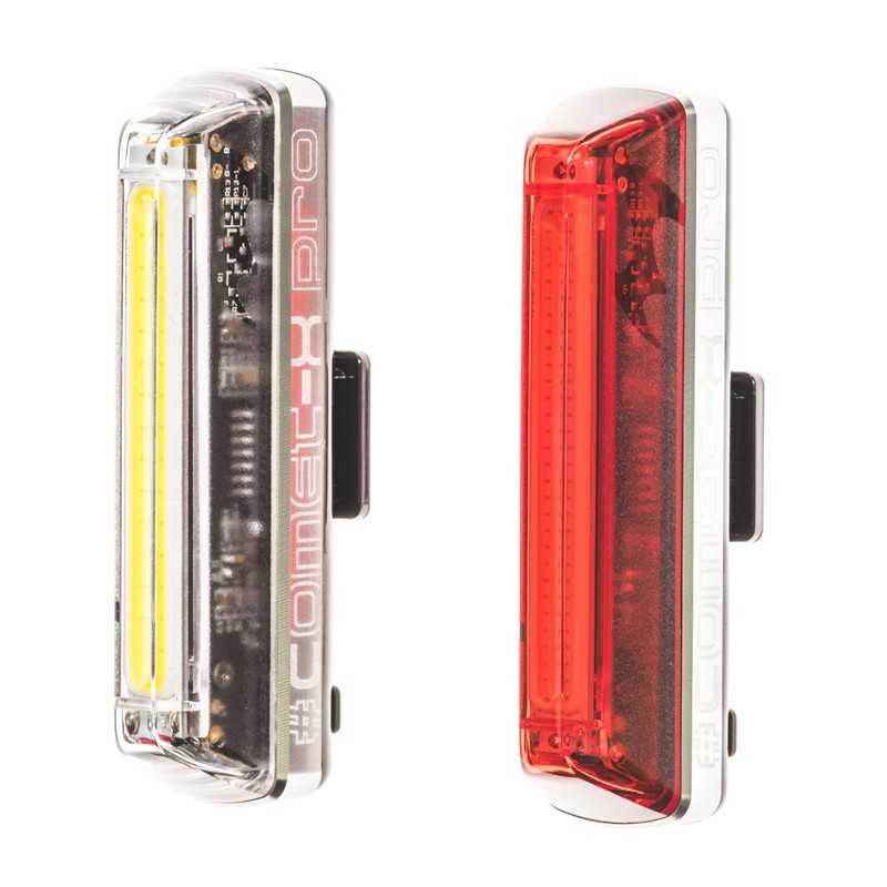 MOON Front and rear light kit COMET-X PRO USB 714421
