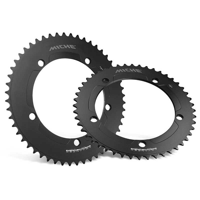 MICHE Steel crankset and chainring PISTA ADVANCED 144 BCD 175 MM 719921VAR